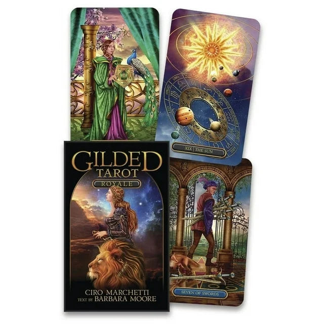 Tarot Cards:Gilded Tarot (deck and book) Royale by Marchetti & Moore