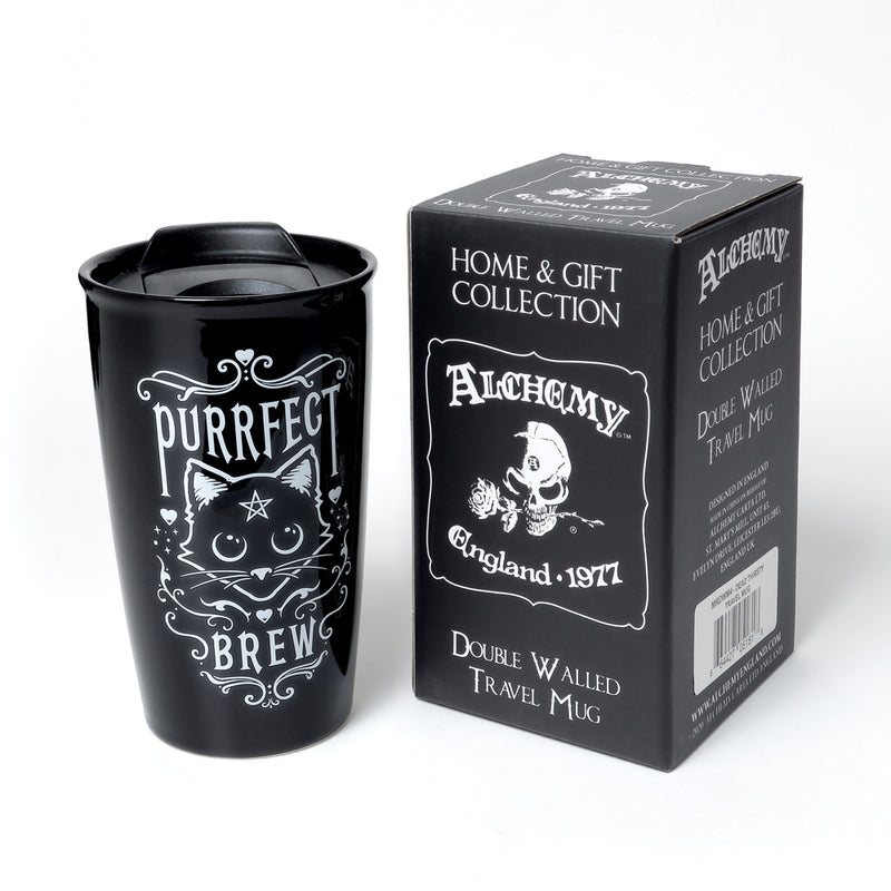 Drinkware PURRFECT BREW TRAVEL MUG