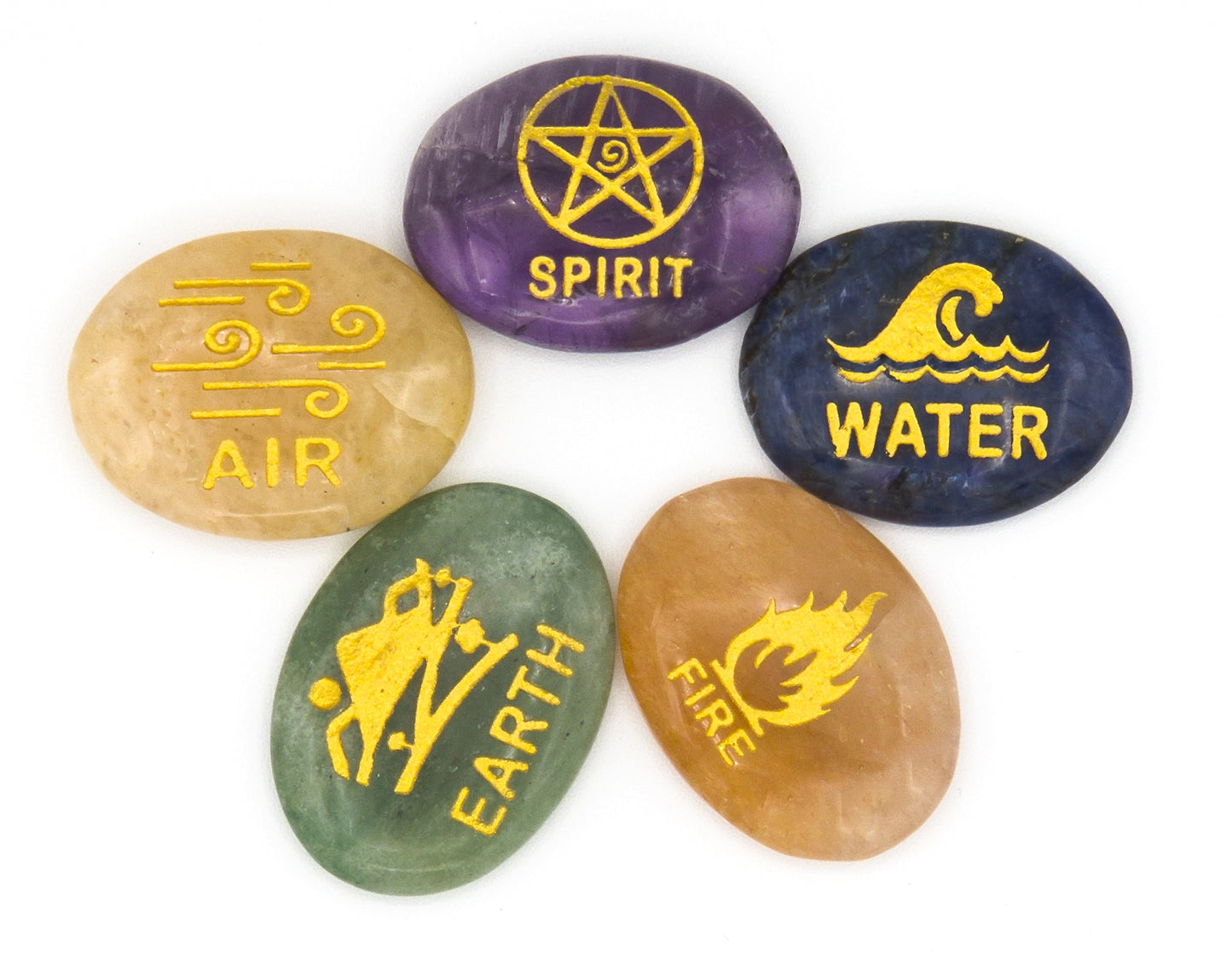 Crystals: The Elements - 5-Piece Gemstone Set