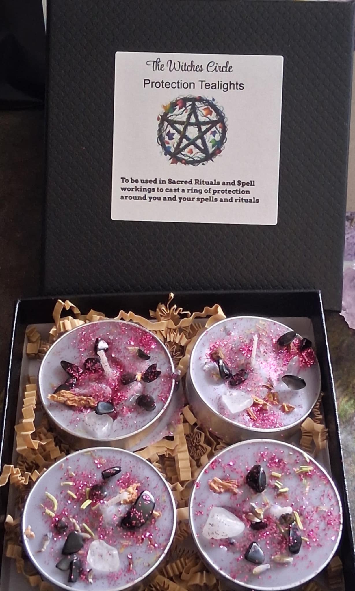 Candles: The Witches Circle Tealight Spell and Ritual Candles