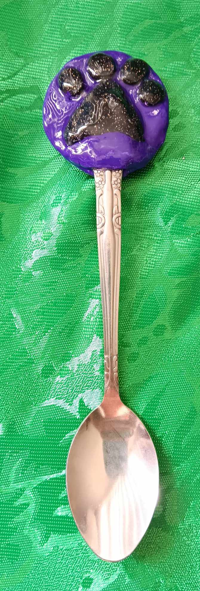 Magickal Spoons Witches Familier Cat paw/witches hat
