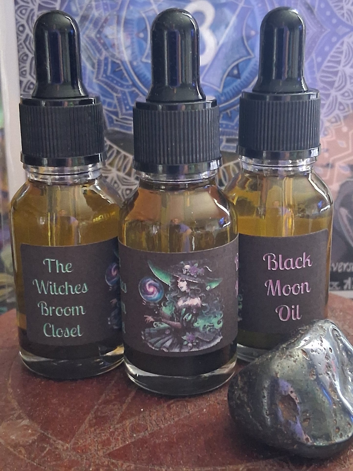 Spell Oils: Black Moon Oil ( Limited Edition Supply) Rare Black Moon 8-25-25