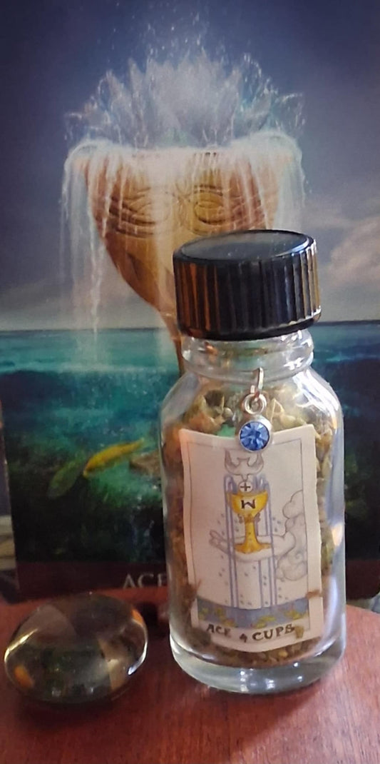 Spell Jars : Ace of Cups Tarot Spell Jar