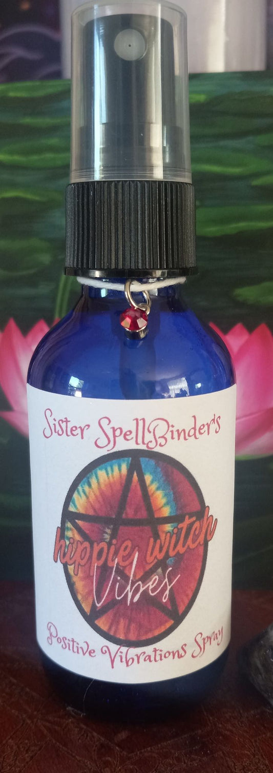 Smudge Spray Hippie Wich Vibe Positive Vibes Spray