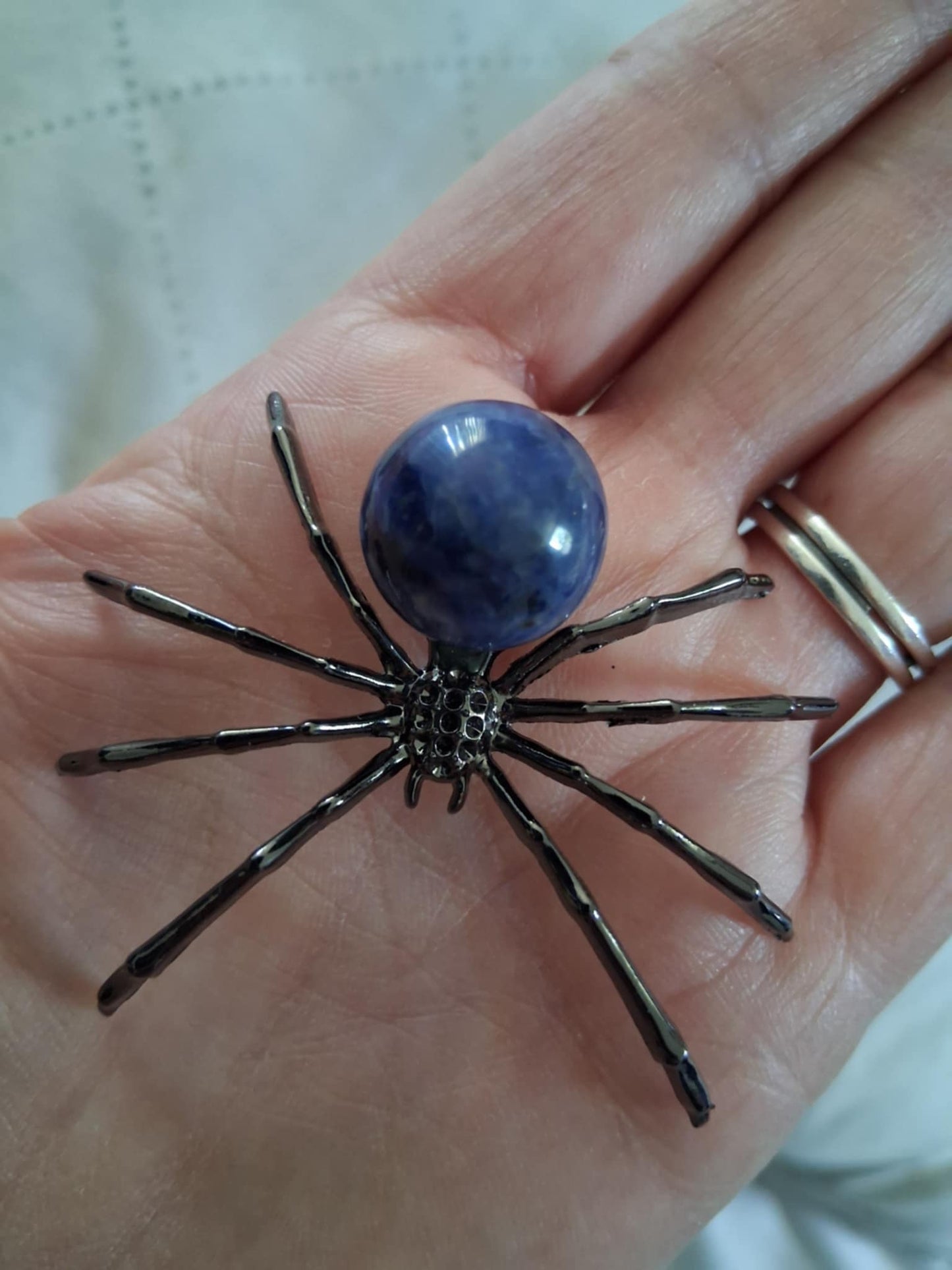 Crystals: Lapis lazuli Crystal Spider