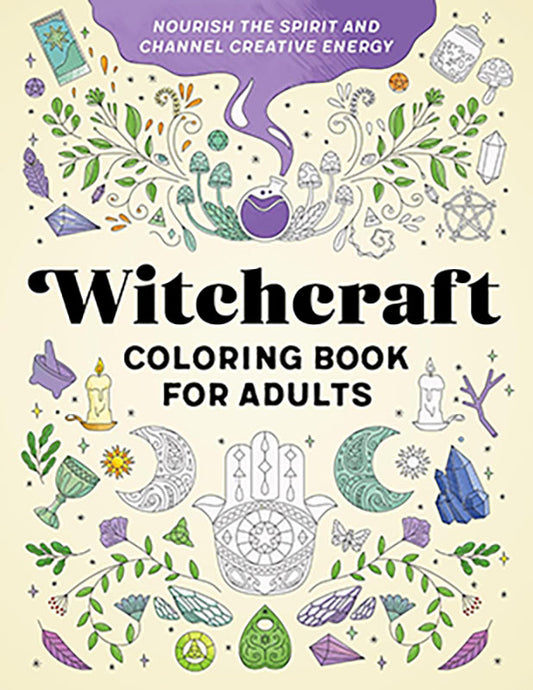 Book: Witchcraft coloring book for Adults
