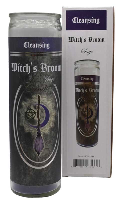 Candles: 90 hr Witch's Broom (Sage) jar candle