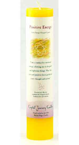 Charged Candle Positive Energy Pillar