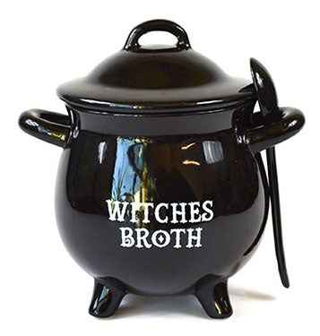 Bowls: 5 3/4" Witches Broth bowl & Spoon