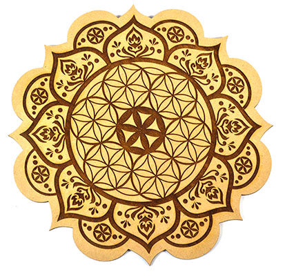 Crystal Grid Lotus 8"