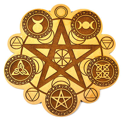 Crystal Grid Pagan 8"