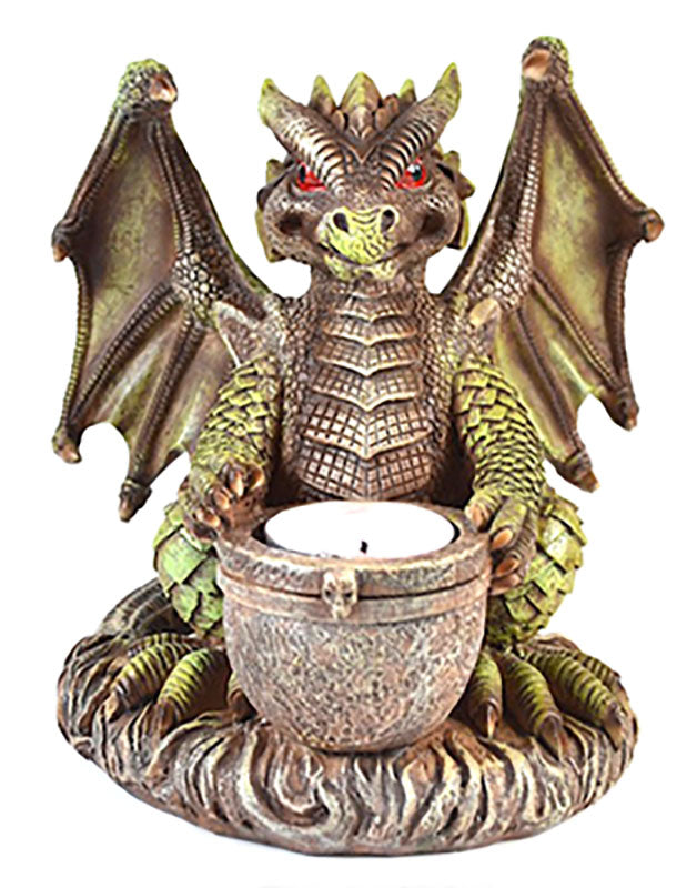 Candle holders: 6 3/4" Dragon burner/ tea lite
