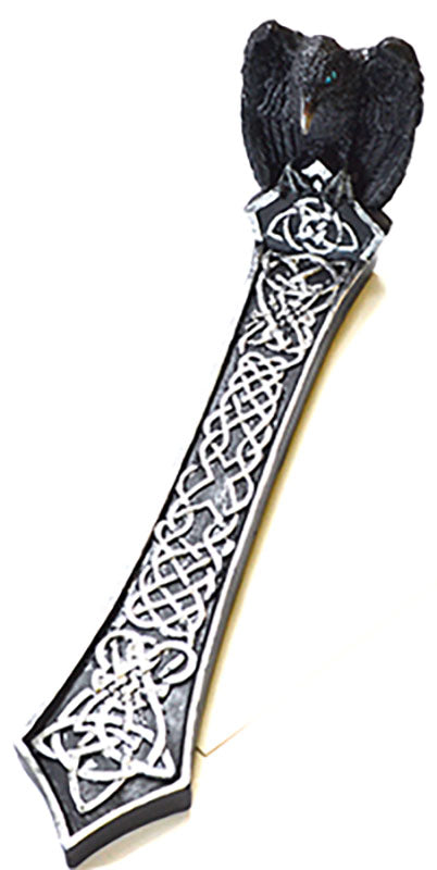 Incense Holder: 10" Raven incense holder