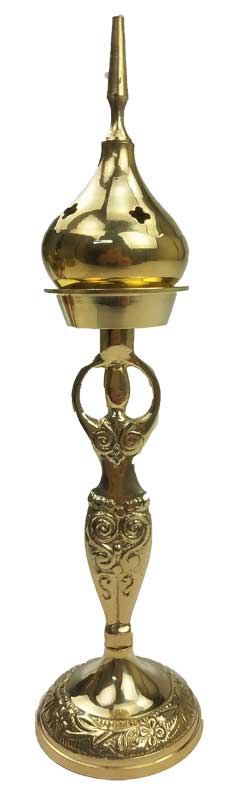 Incense Burner Goddess brass incense burner