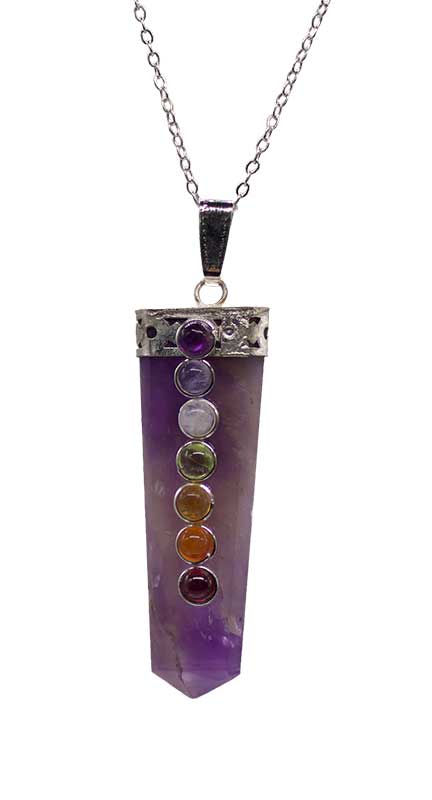 Witchy Jewelry: Amethyst Chakra necklace