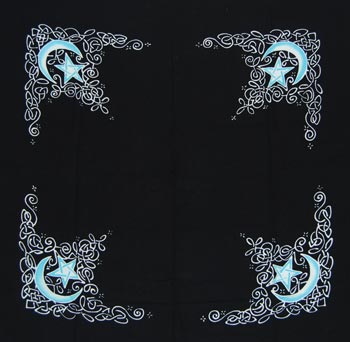 Altar Cloth Celtic Moon 36x36