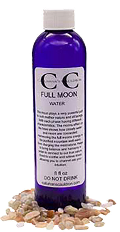Magickal Charged Waters: 8oz Full moon water