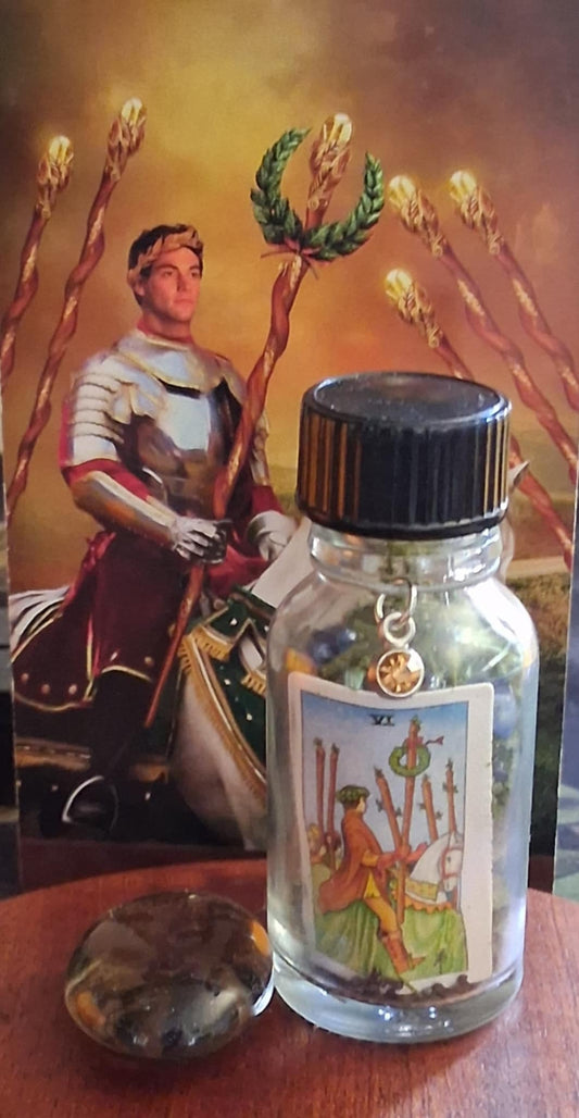 Spell Jars: 6 of Wands Tarot Spell Jar