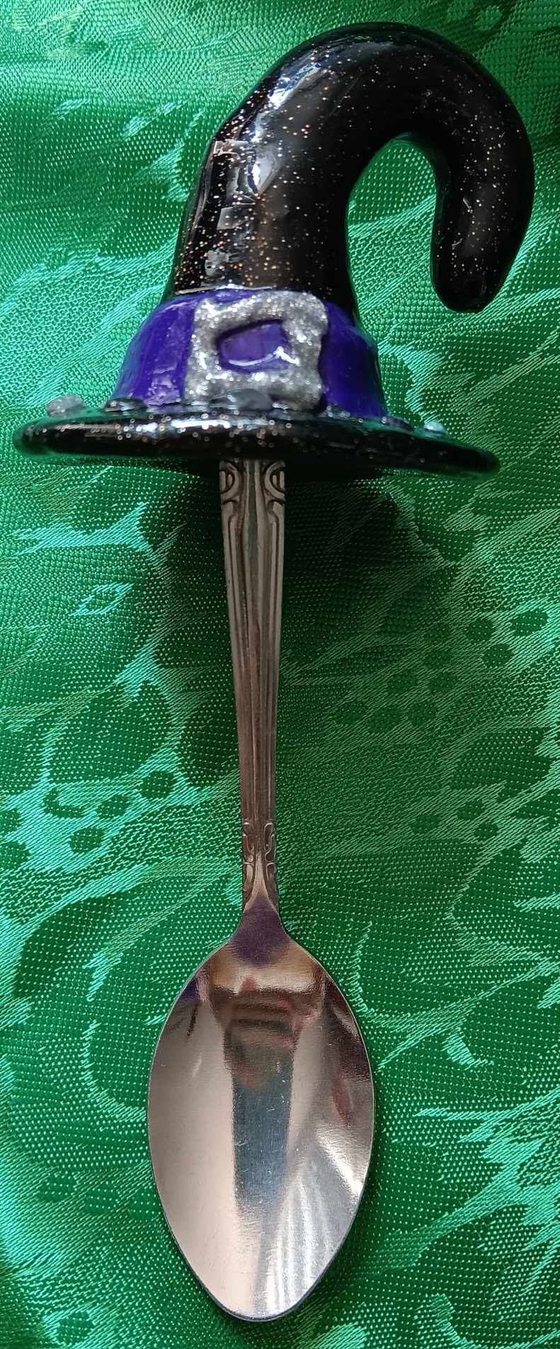 Magickal Spoons Big Black Witch Hat