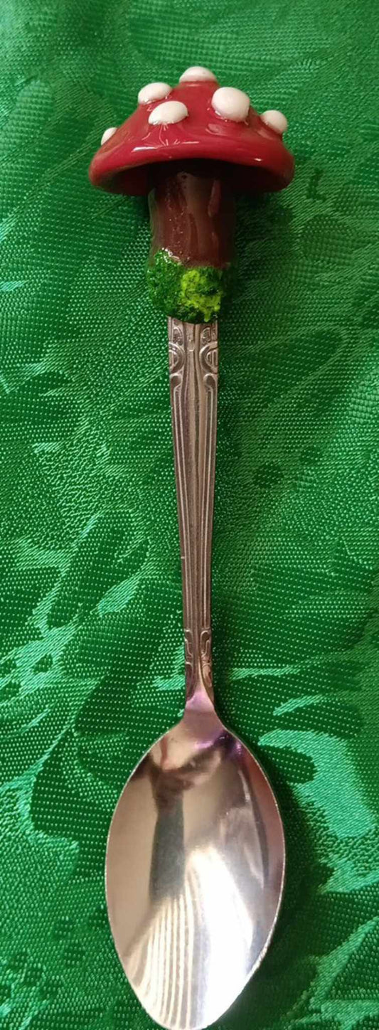 Magickal Spoons Fairy Mushroom Witch Spoon