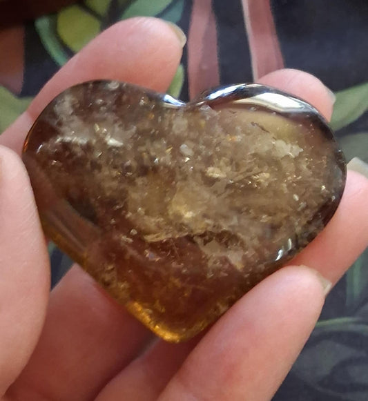 Crystals: Smokey Quartz Crystal Heart