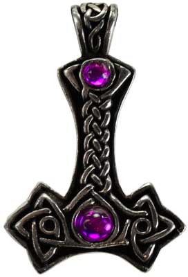 Witchy Jewelry: Thor's Hammer pewter (comes with cord)